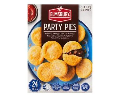 Elmsbury Party Pies 24pk