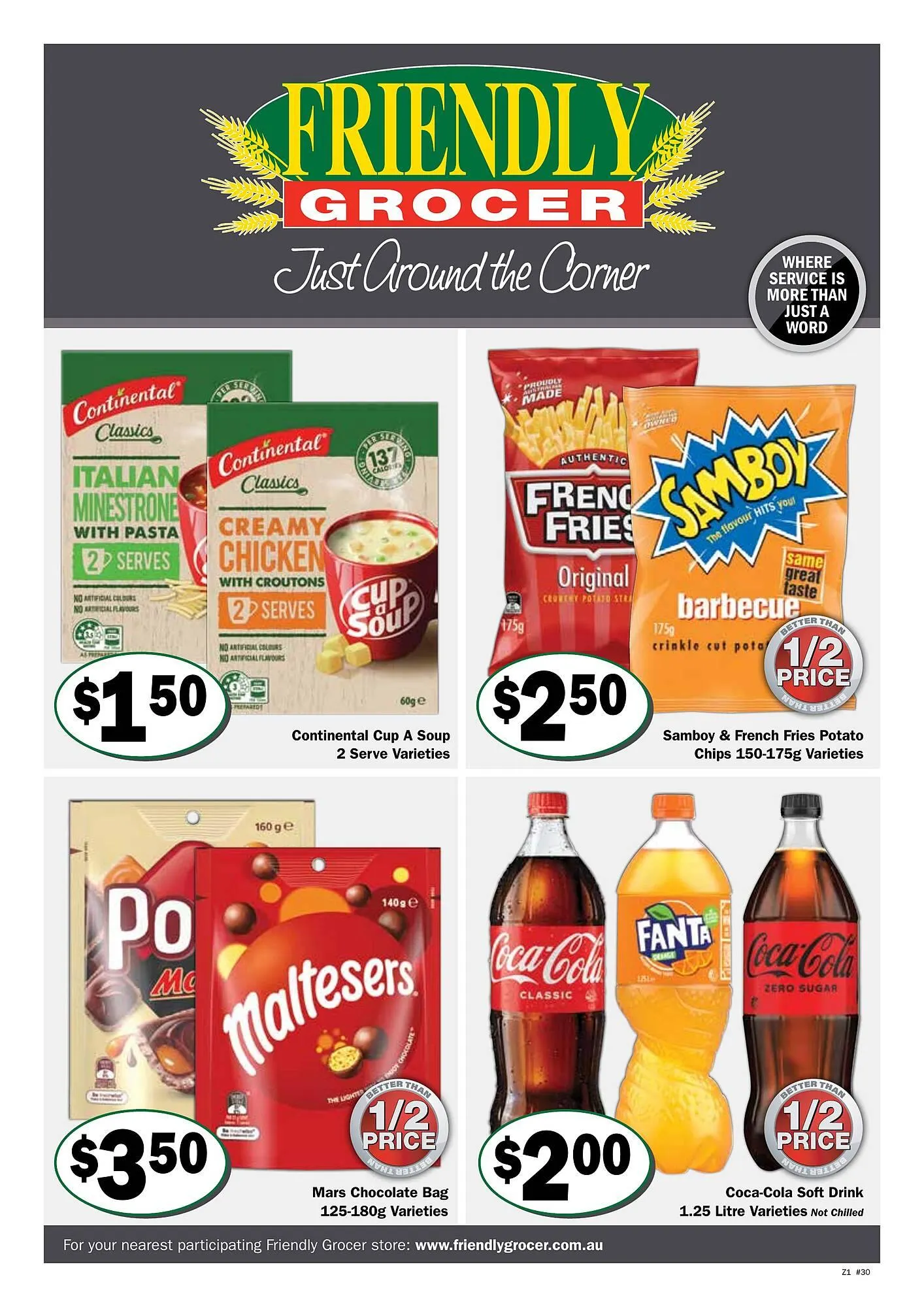 Friendly Grocer catalogue - 1