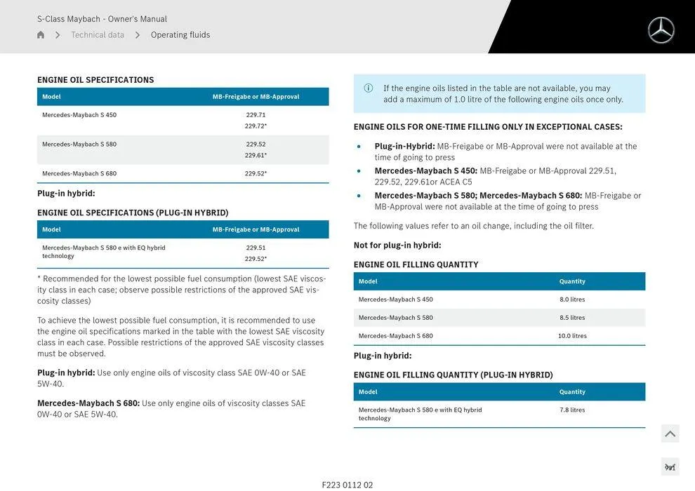 S - Class Maybach - Catalogue valid from 11 September to 11 September 2025 - page 931