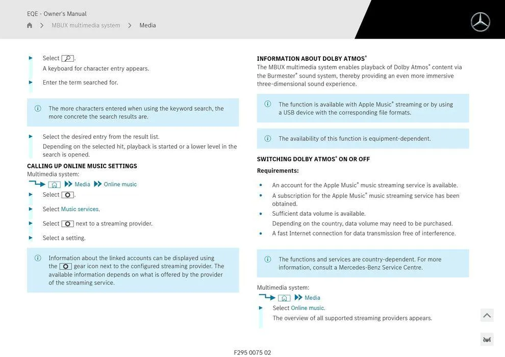 EQE Sedan - Catalogue valid from 11 September to 11 September 2025 - page 684