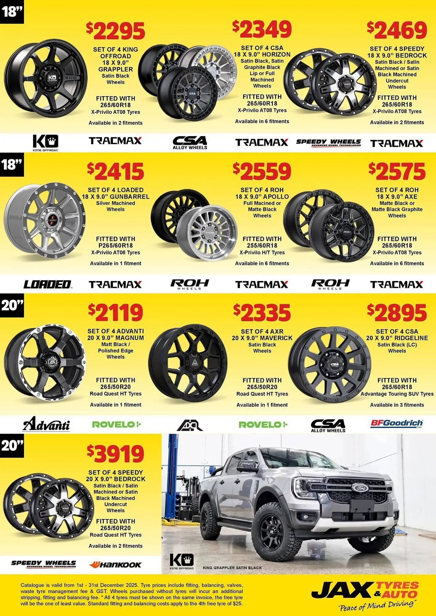 Jax Tyres catalogue - Catalogue valid from 1 December to 31 December 2025 - page 13