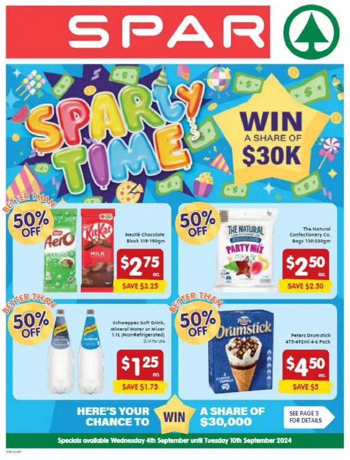 Spar 04/09 - Catalogue valid from 4 September to 10 September 2024 - page 1
