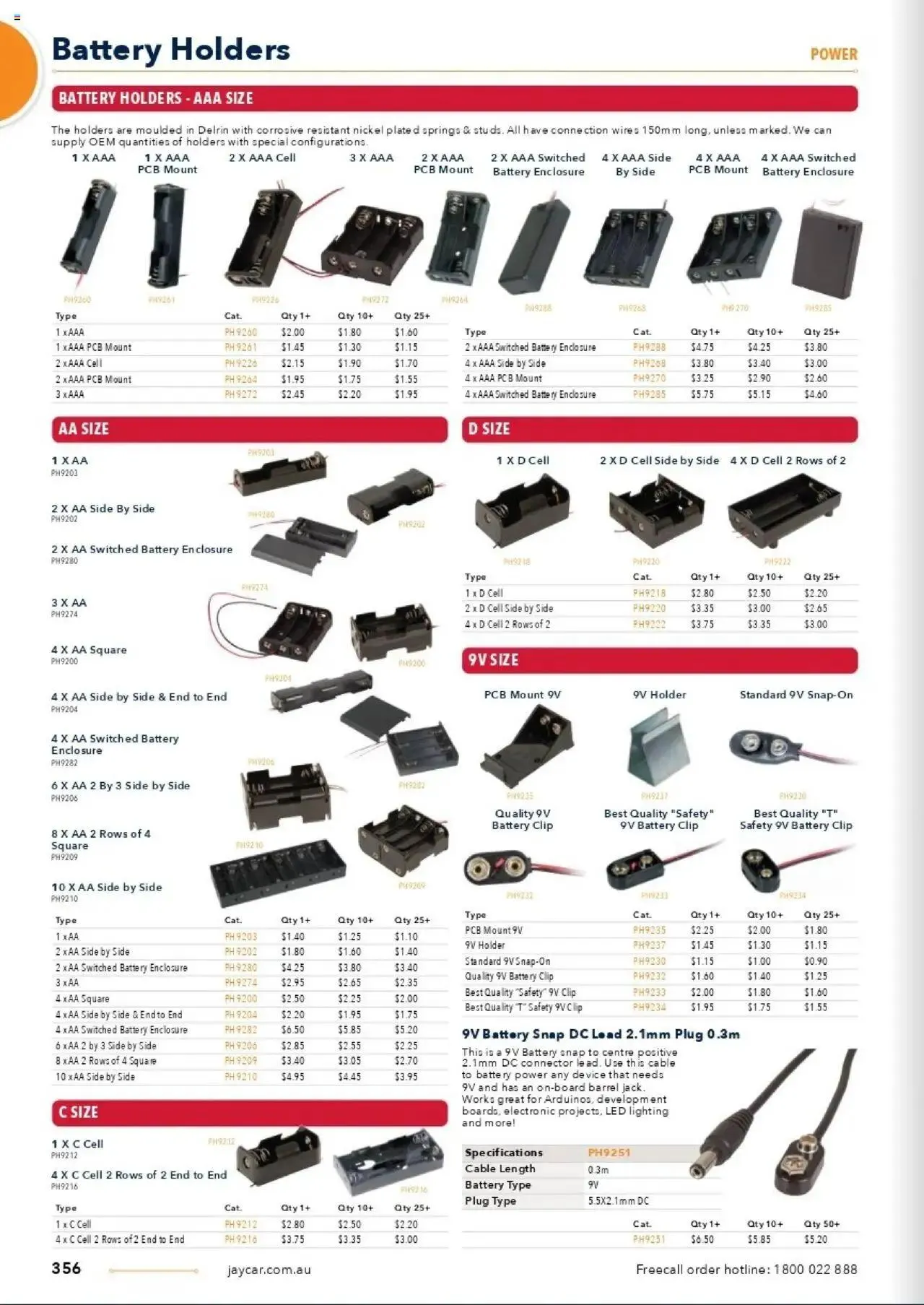 Jaycar Celebrating 40 Years in Electronics - Catalogue valid from 1 January to 29 August 2025 - page 288