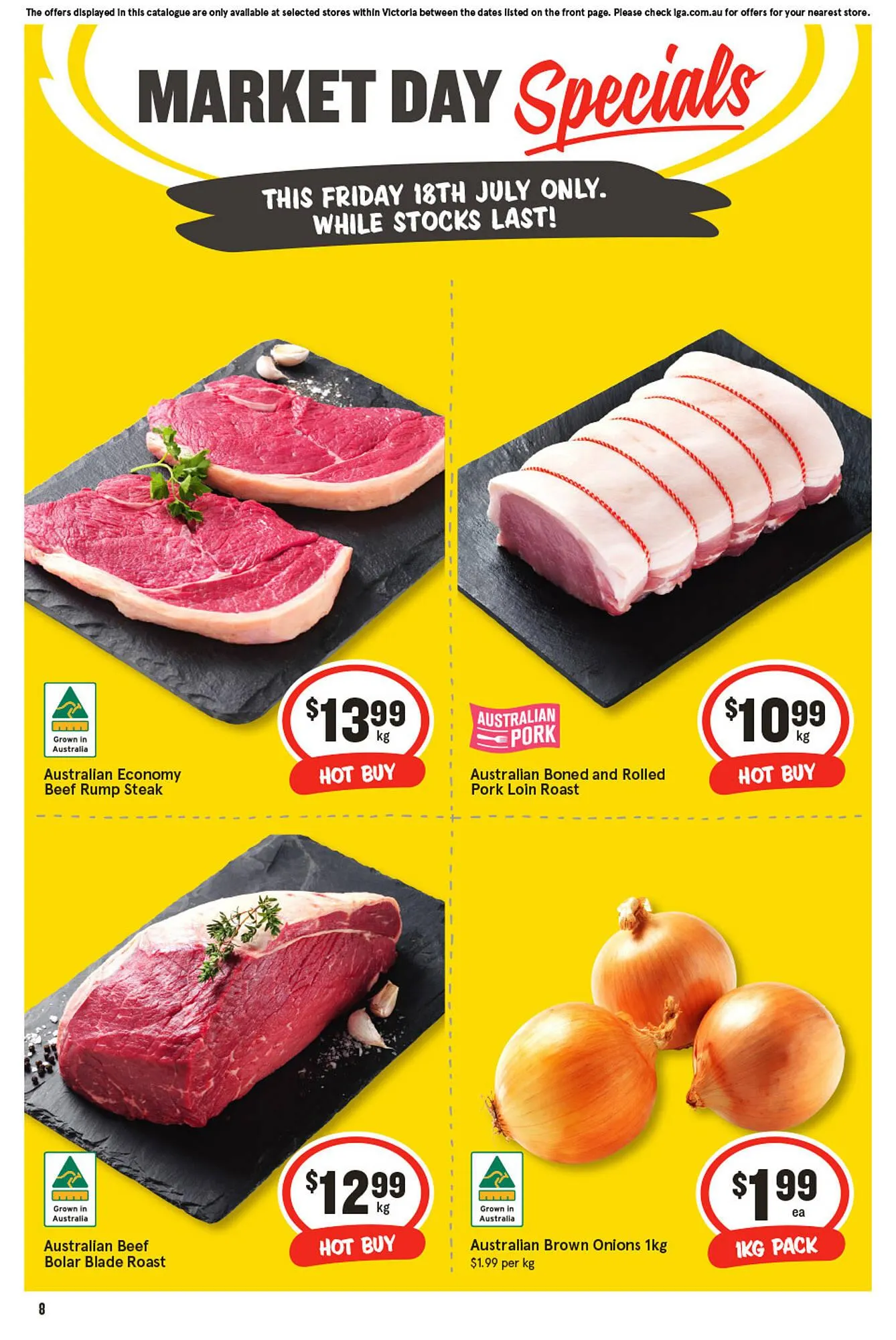 IGA catalogue - Catalogue valid from 18 July to 18 July 2025 - page 1