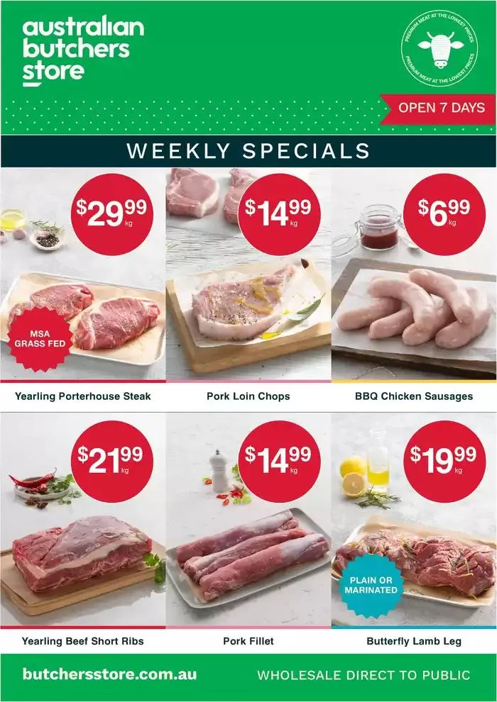 Weekly Specials - 1