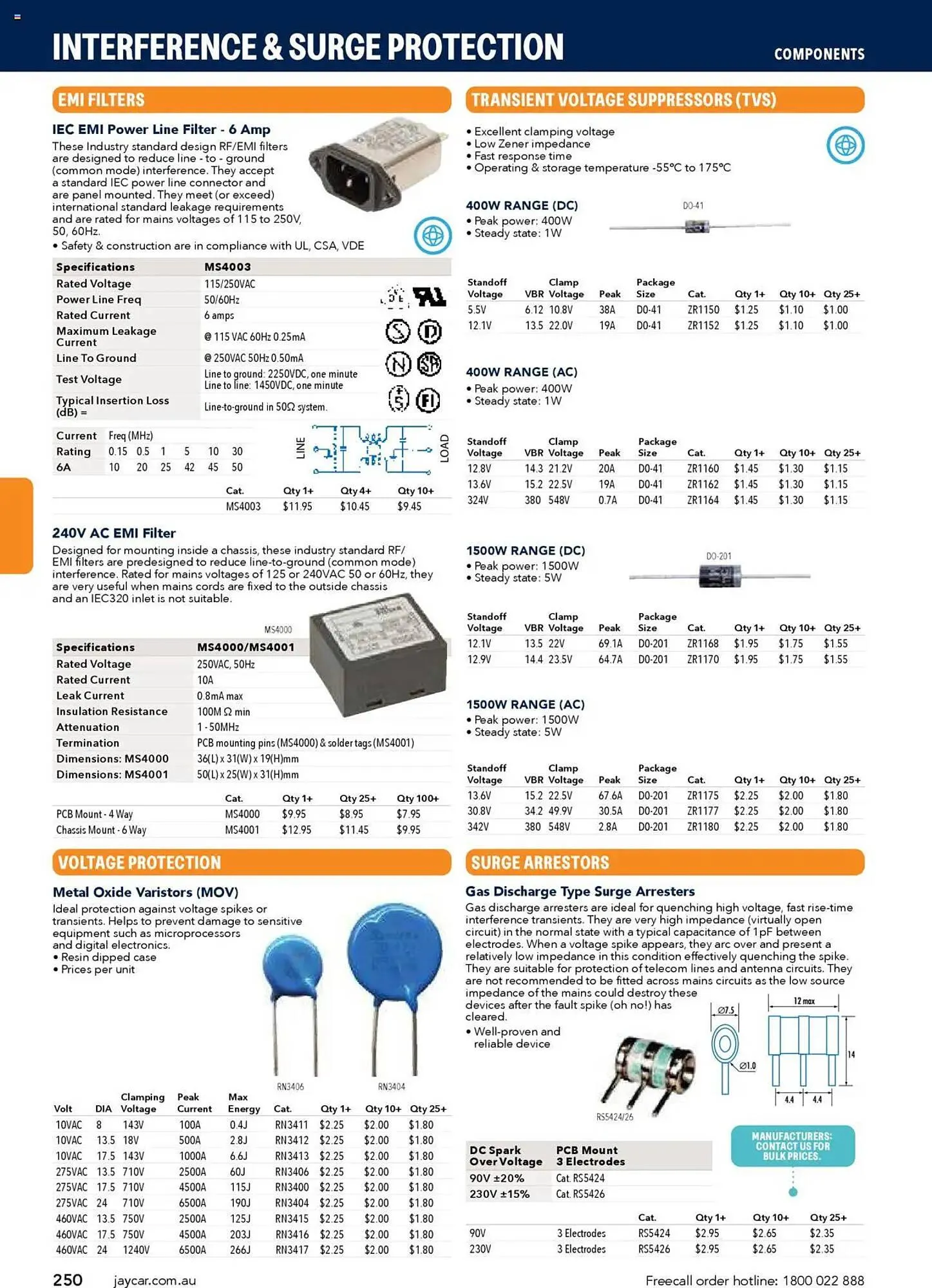 Jaycar Electronics catalogue - Catalogue valid from 8 July to 9 July 2026 - page 250