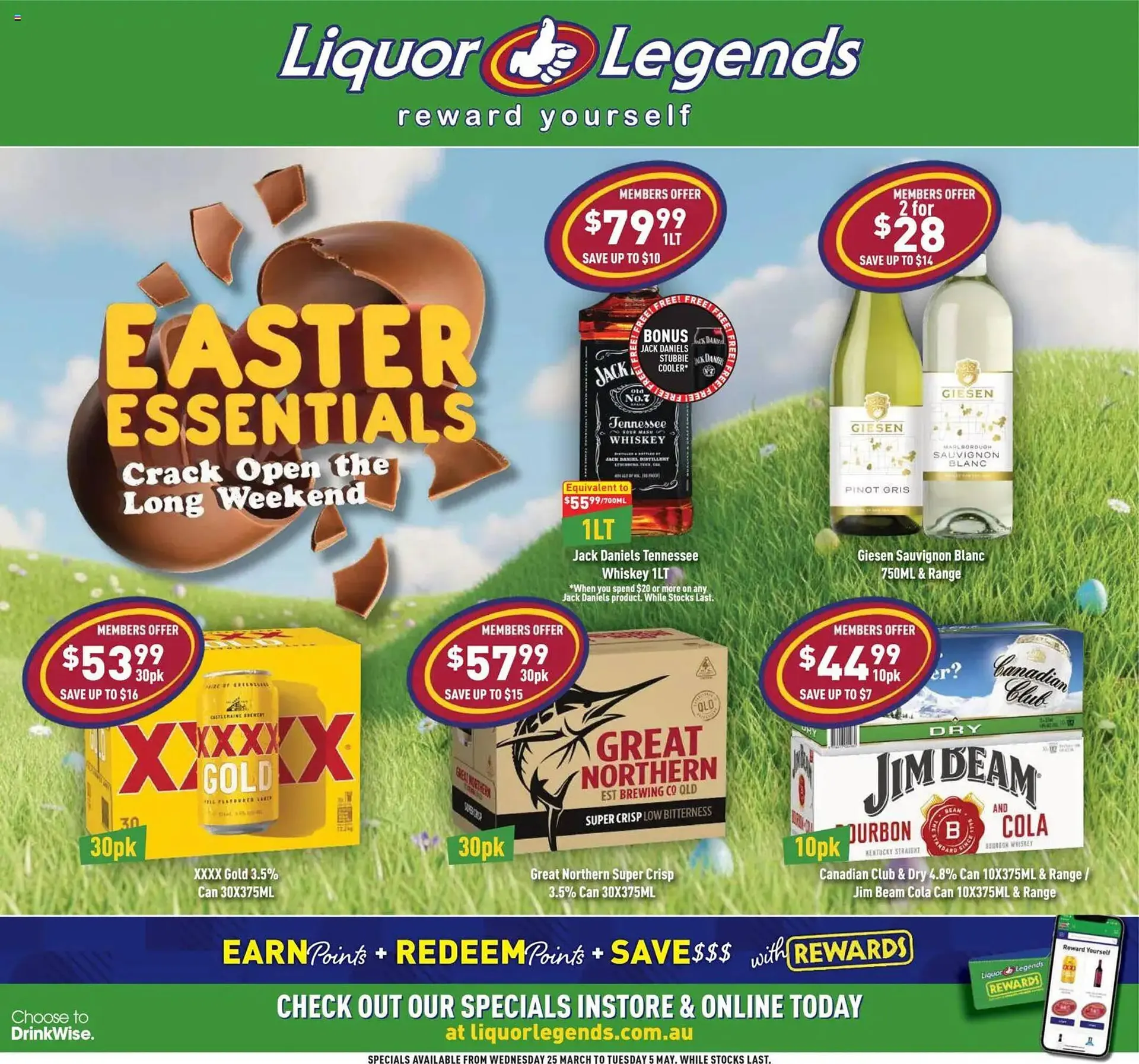 Liquor Legends catalogue - Catalogue valid from 25 March to 5 April 2026 - page 1