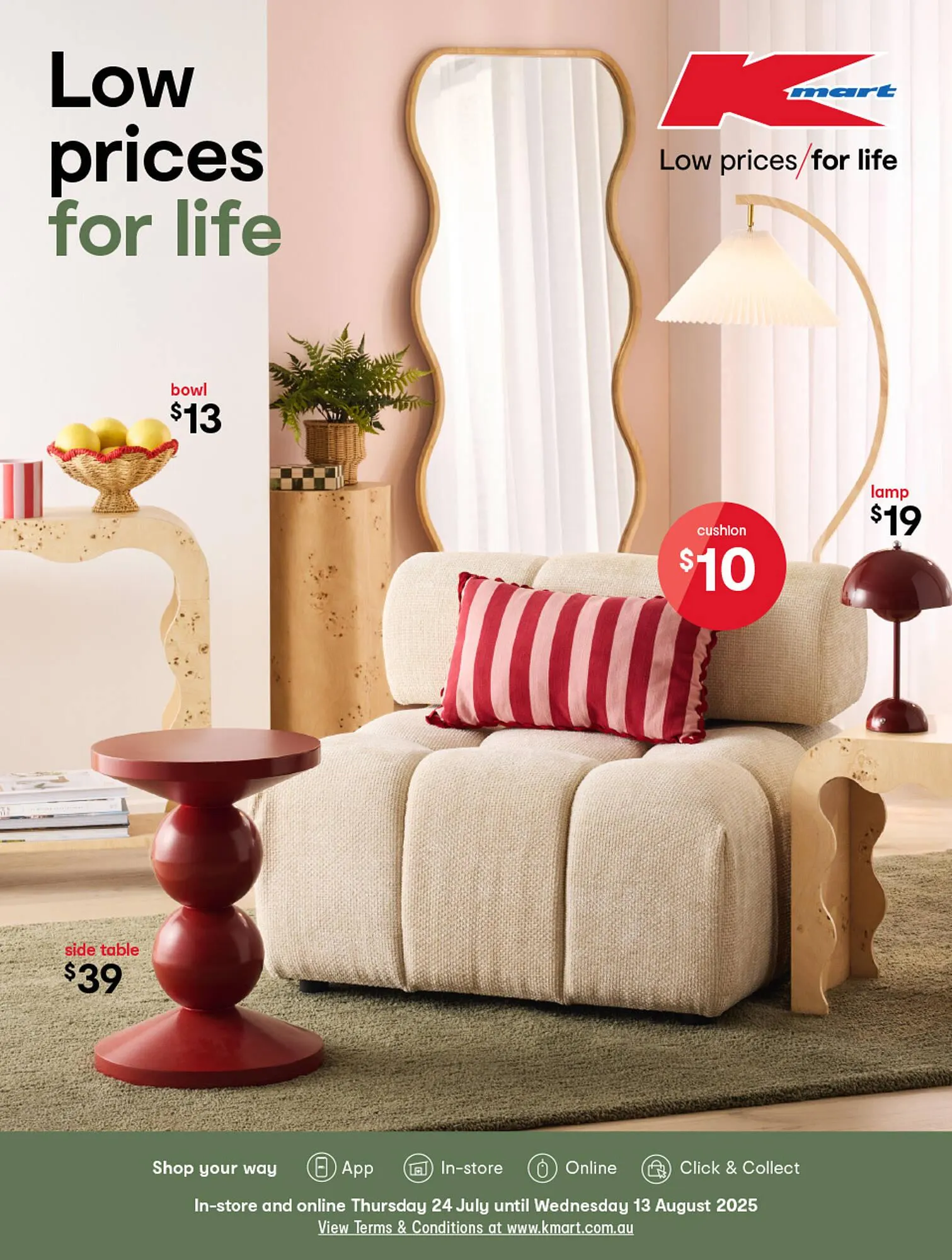 Kmart catalogue - Catalogue valid from 24 July to 13 August 2025 - page 1