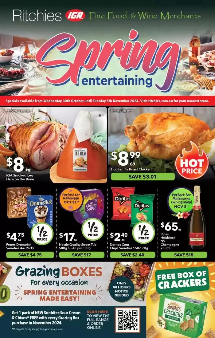 Ritchies 30/10 - Catalogue valid from 30 October to 5 November 2024 - page 1