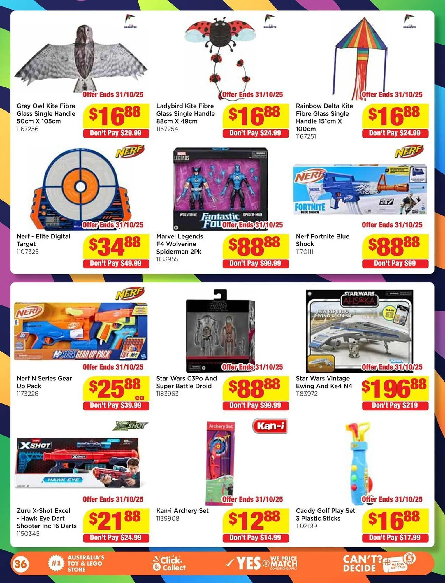 Mr Toys catalogue - Catalogue valid from 20 October to 31 October 2025 - page 36