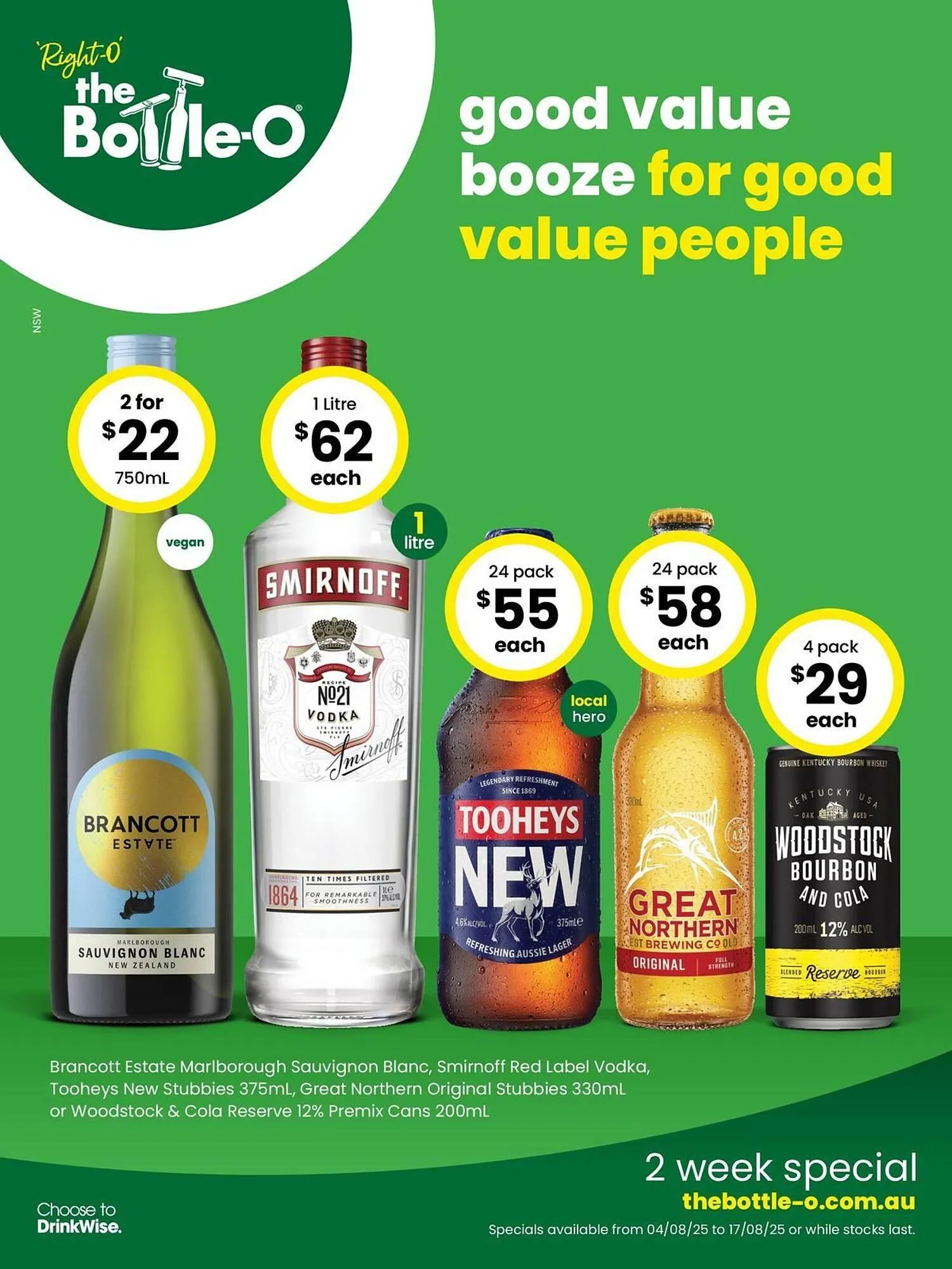 The Bottle O catalogue - 1