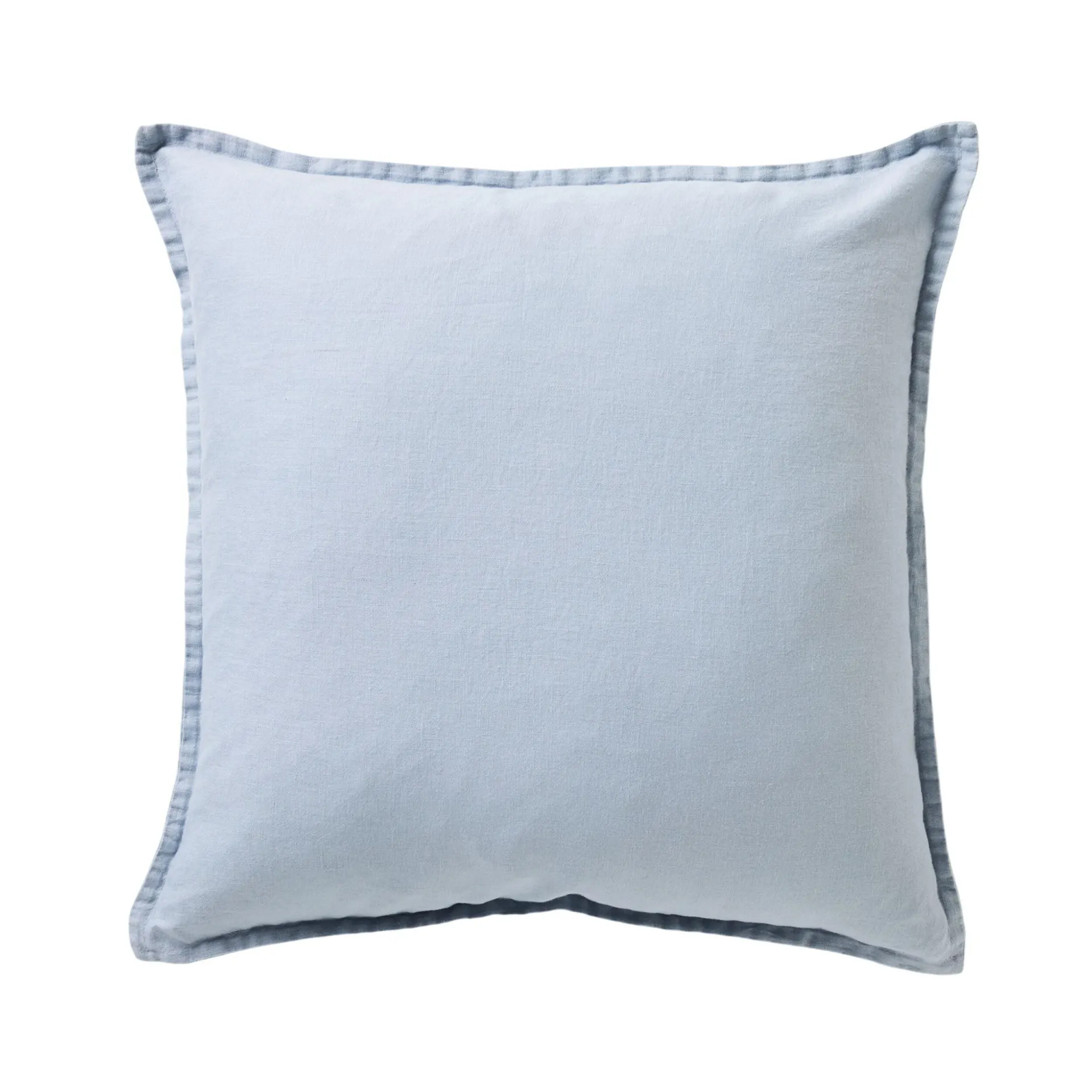 Hamptons French Linen Cushion Dusty Blue 50x50cm