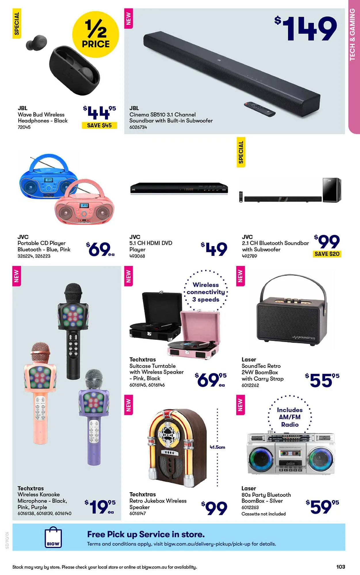 BIG W catalogue - Catalogue valid from 10 June to 9 July 2025 - page 103