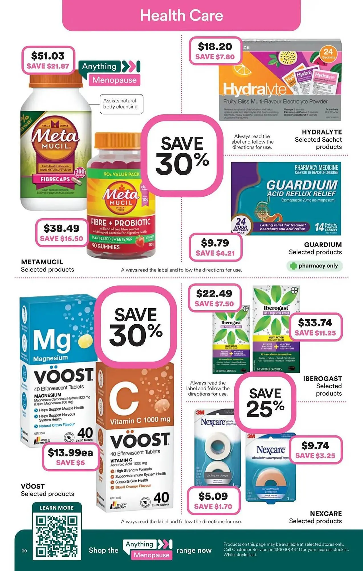 Priceline catalogue - Catalogue valid from 23 April to 6 May 2026 - page 30