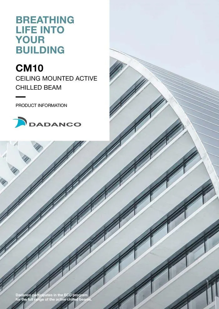 CM10 Ceiling Mounted Active Chilled Beams - Catalogue valid from 24 May to 24 May 2025 - page 1