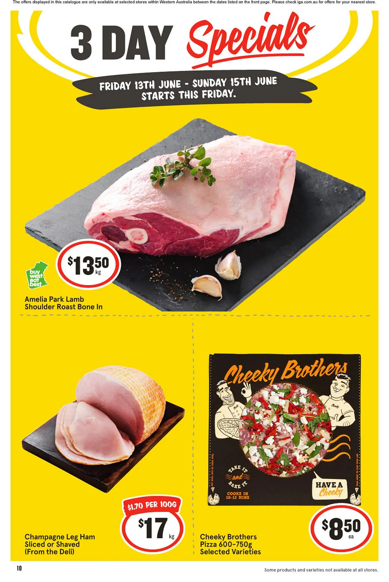 IGA catalogue - Catalogue valid from 13 June to 15 June 2025 - page 1