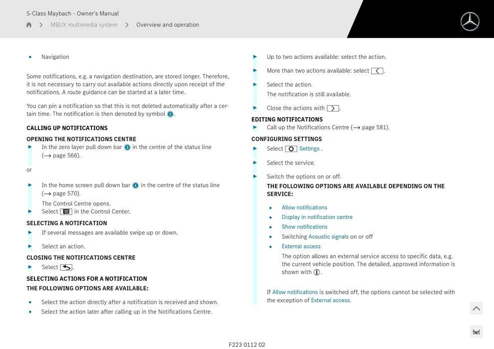 S - Class Maybach - Catalogue valid from 11 September to 11 September 2025 - page 581