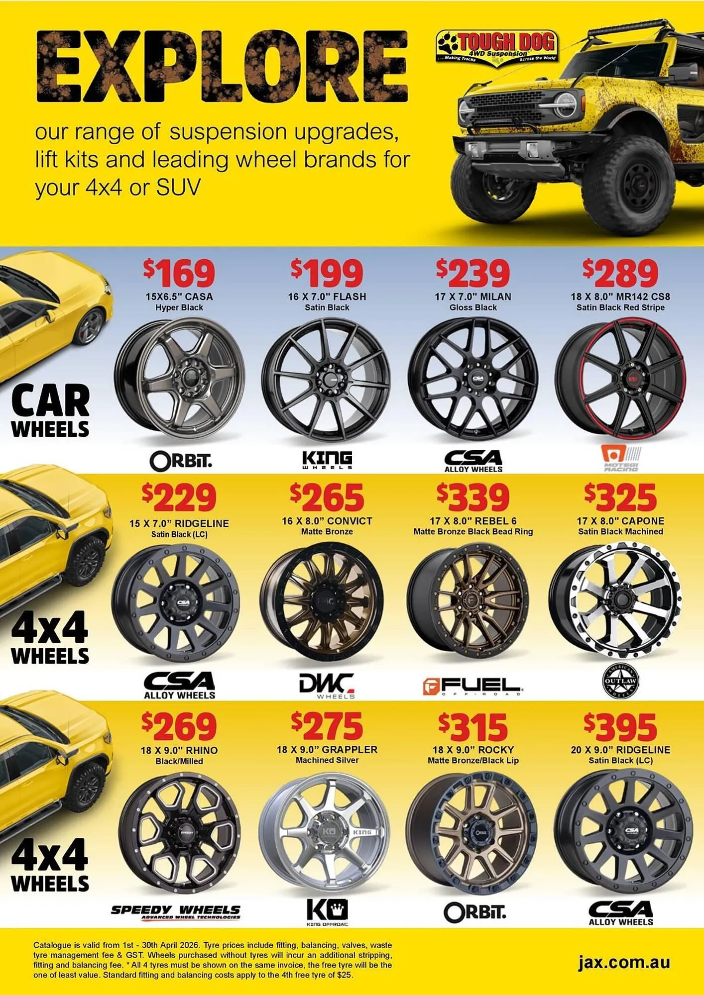 Jax Tyres catalogue - Catalogue valid from 2 April to 30 April 2026 - page 10