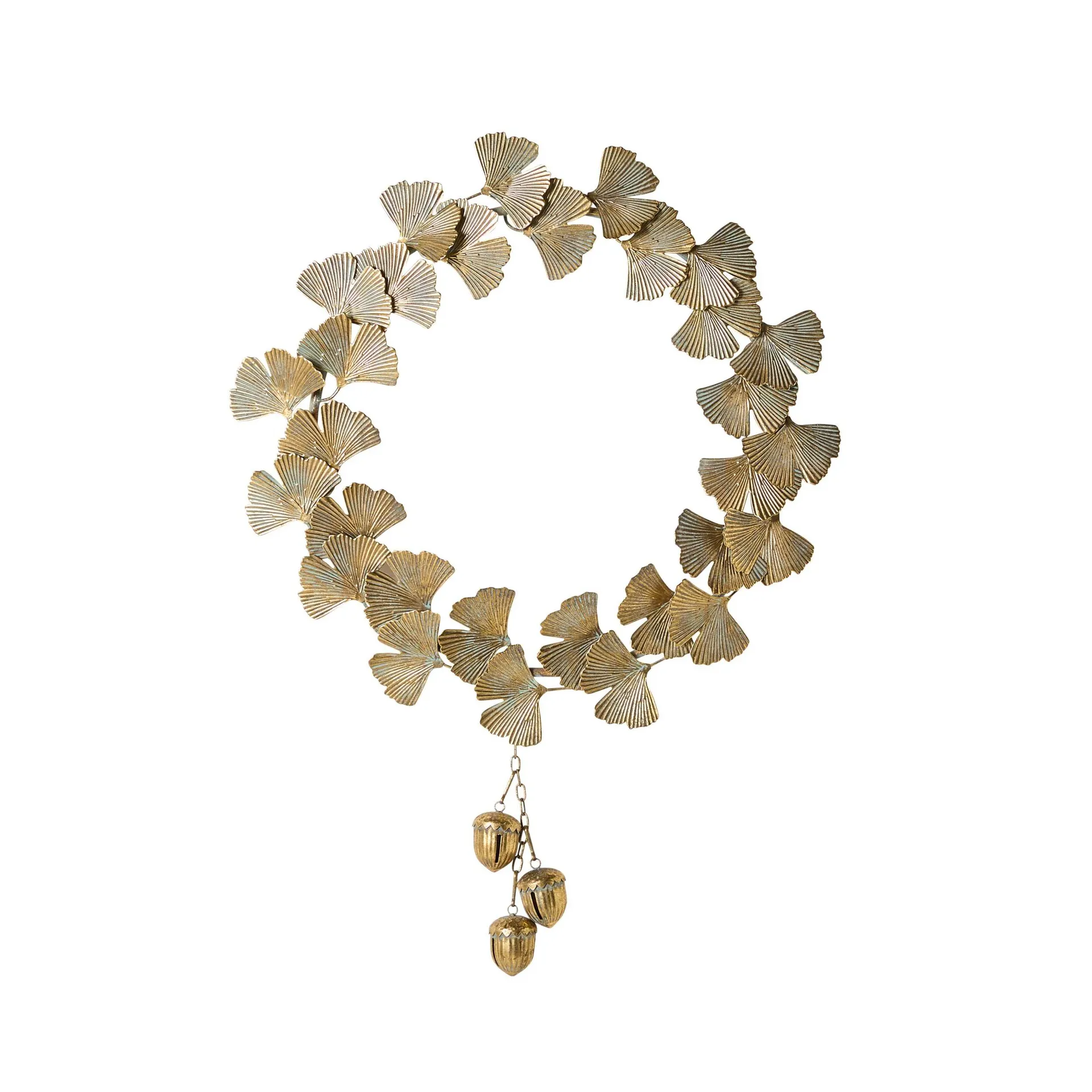 Heirloom Brass Christmas Wreath 55cm