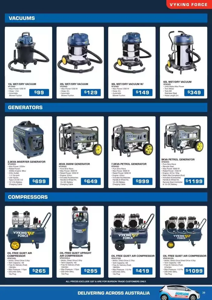 Tools & Equipment Q1 2025 - Catalogue valid from 1 January to 31 March 2025 - page 39