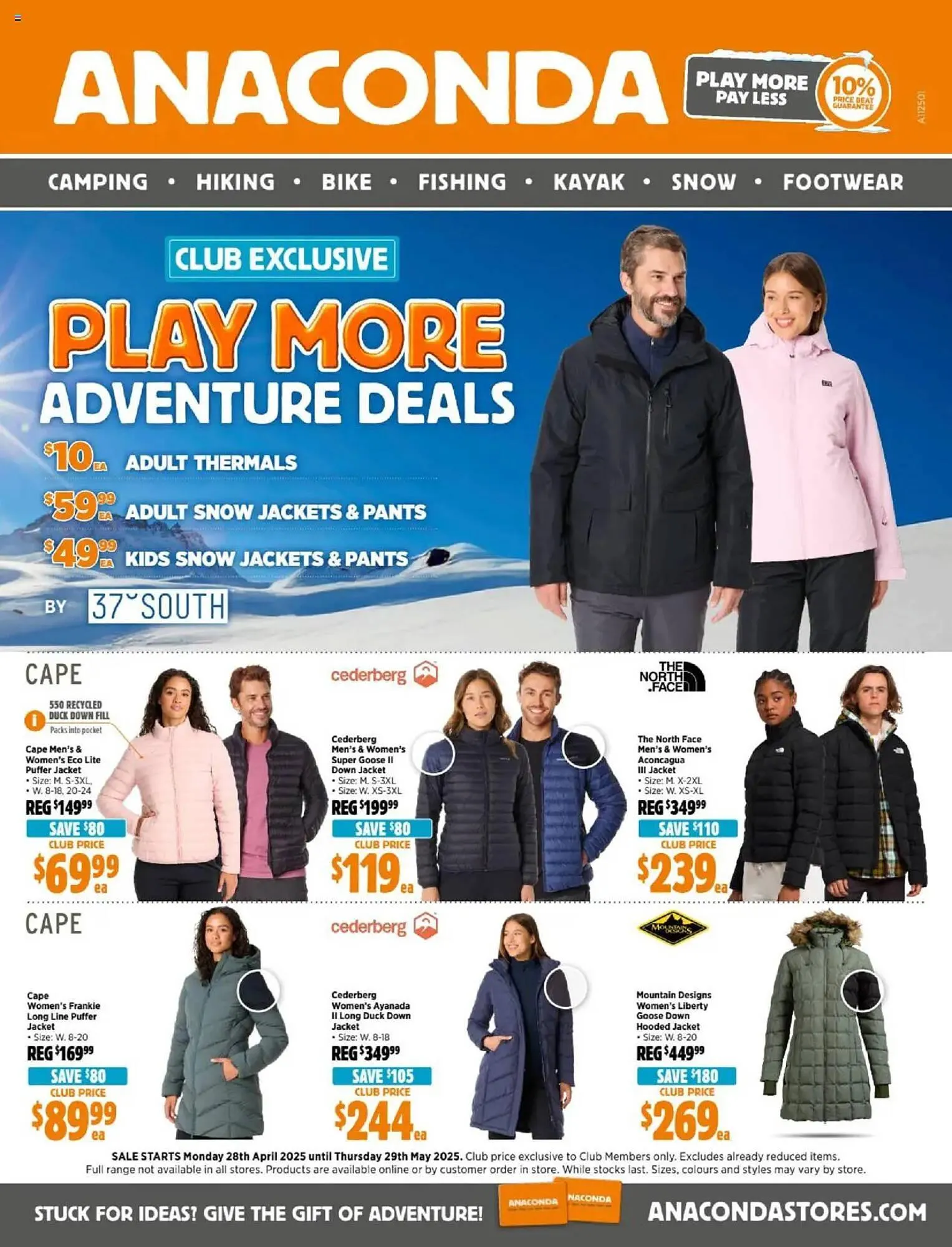 Anaconda catalogue - 1