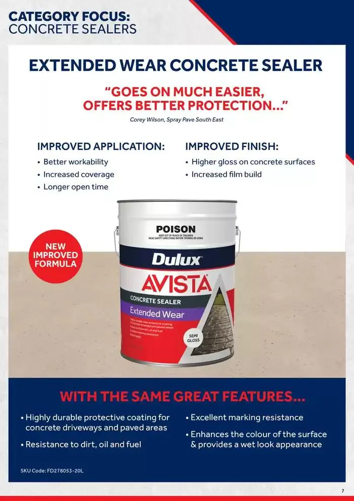 Dulux Avista Trade Newsletter Jan-Apr 2025 - Catalogue valid from 7 February to 30 April 2025 - page 7