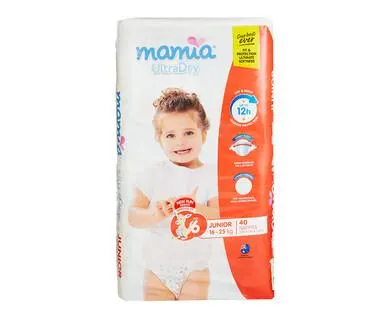MAMIA ® Unisex Junior Nappies 16kg-25kg 40pk