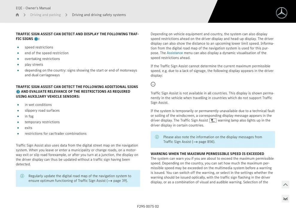 EQE Sedan - Catalogue valid from 11 September to 11 September 2025 - page 425
