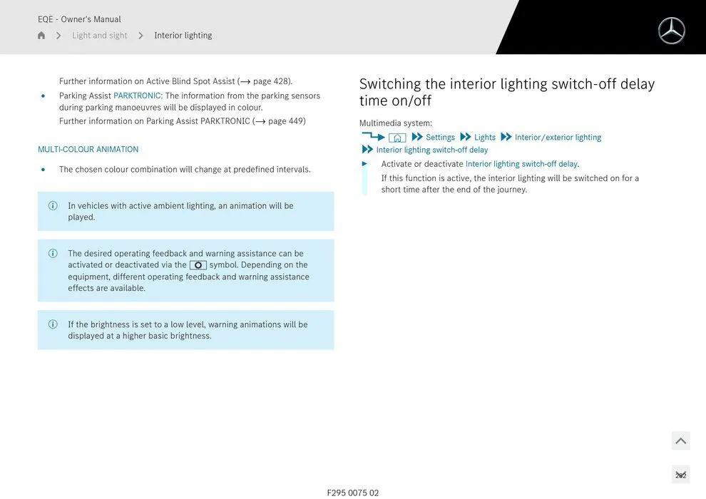 EQE Sedan - Catalogue valid from 11 September to 11 September 2025 - page 282