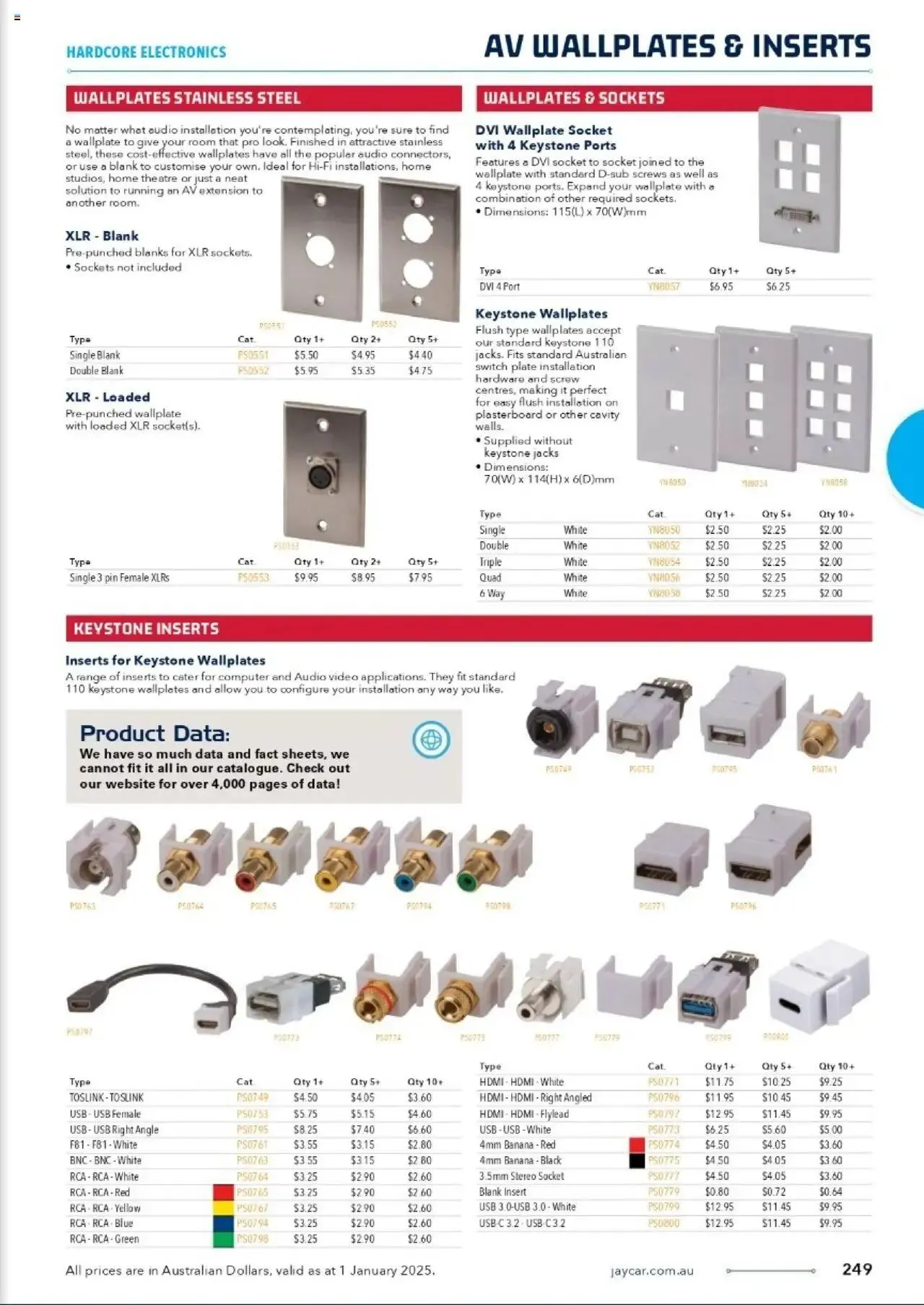 Jaycar Celebrating 40 Years in Electronics - Catalogue valid from 1 January to 29 August 2025 - page 199
