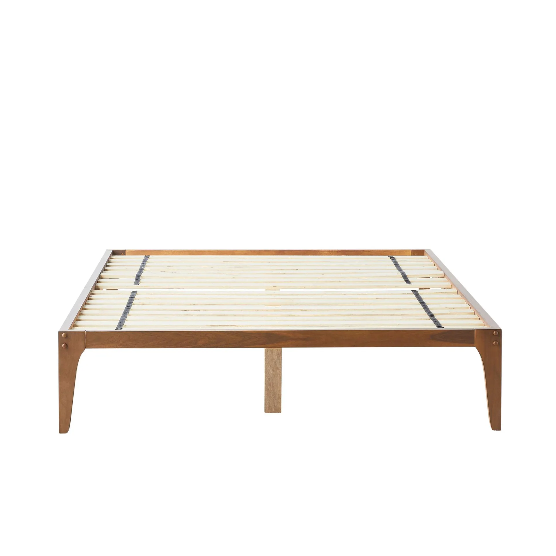 Vincent Double Bed Base Walnut