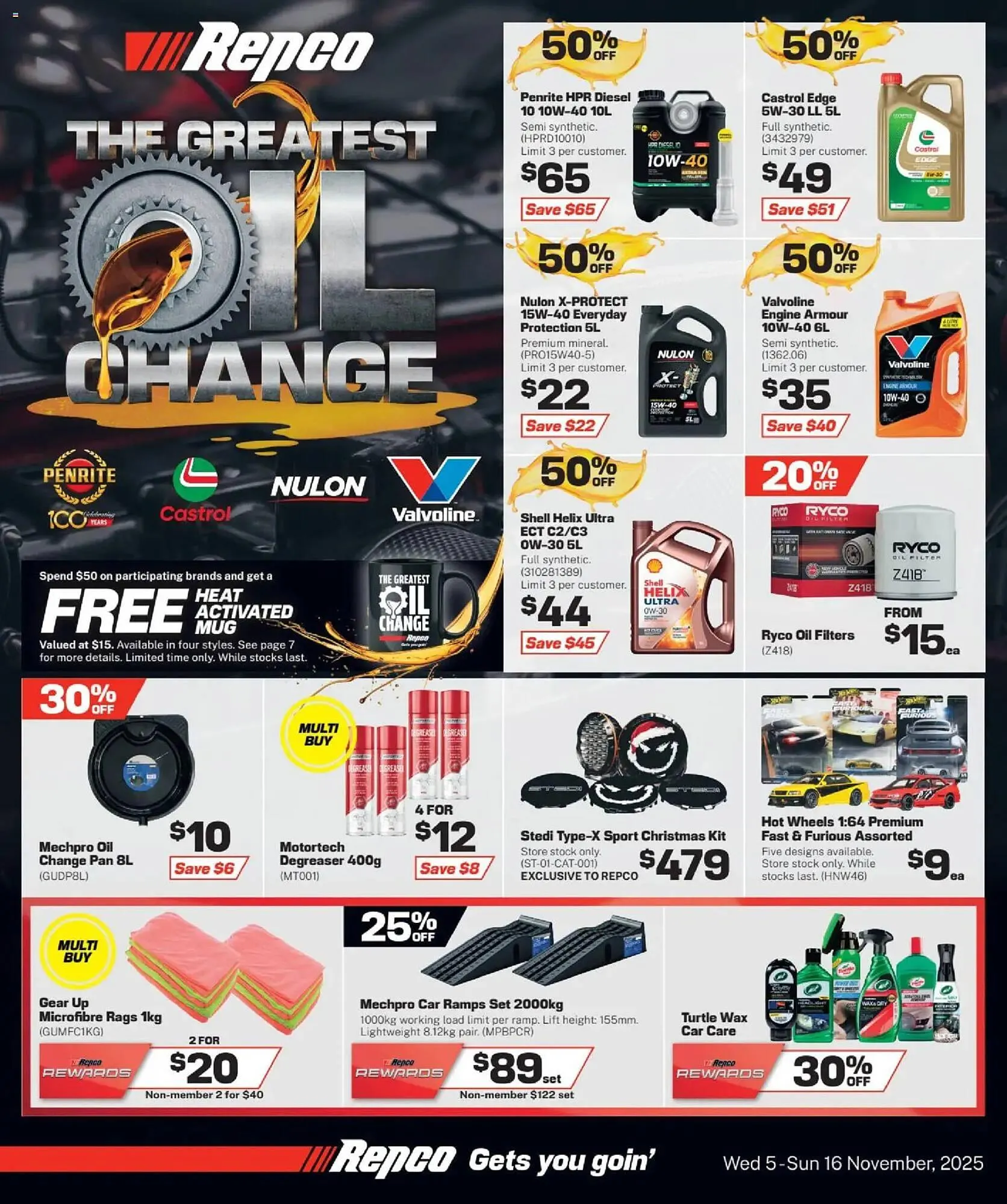Repco catalogue - Catalogue valid from 5 November to 16 November 2025 - page 1