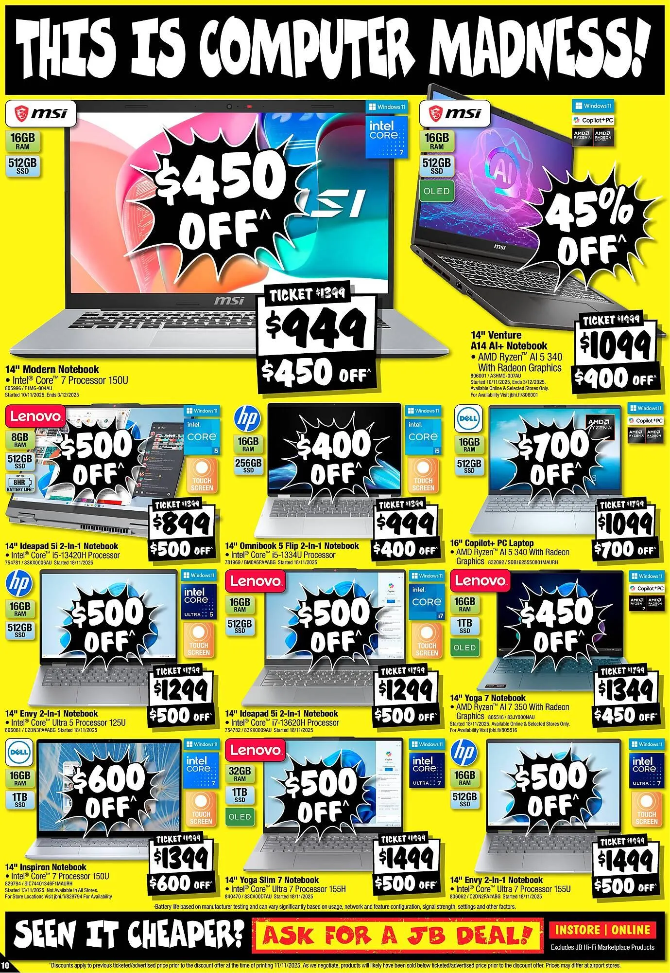 JB Hi-Fi catalogue - Catalogue valid from 19 November to 1 December 2025 - page 10