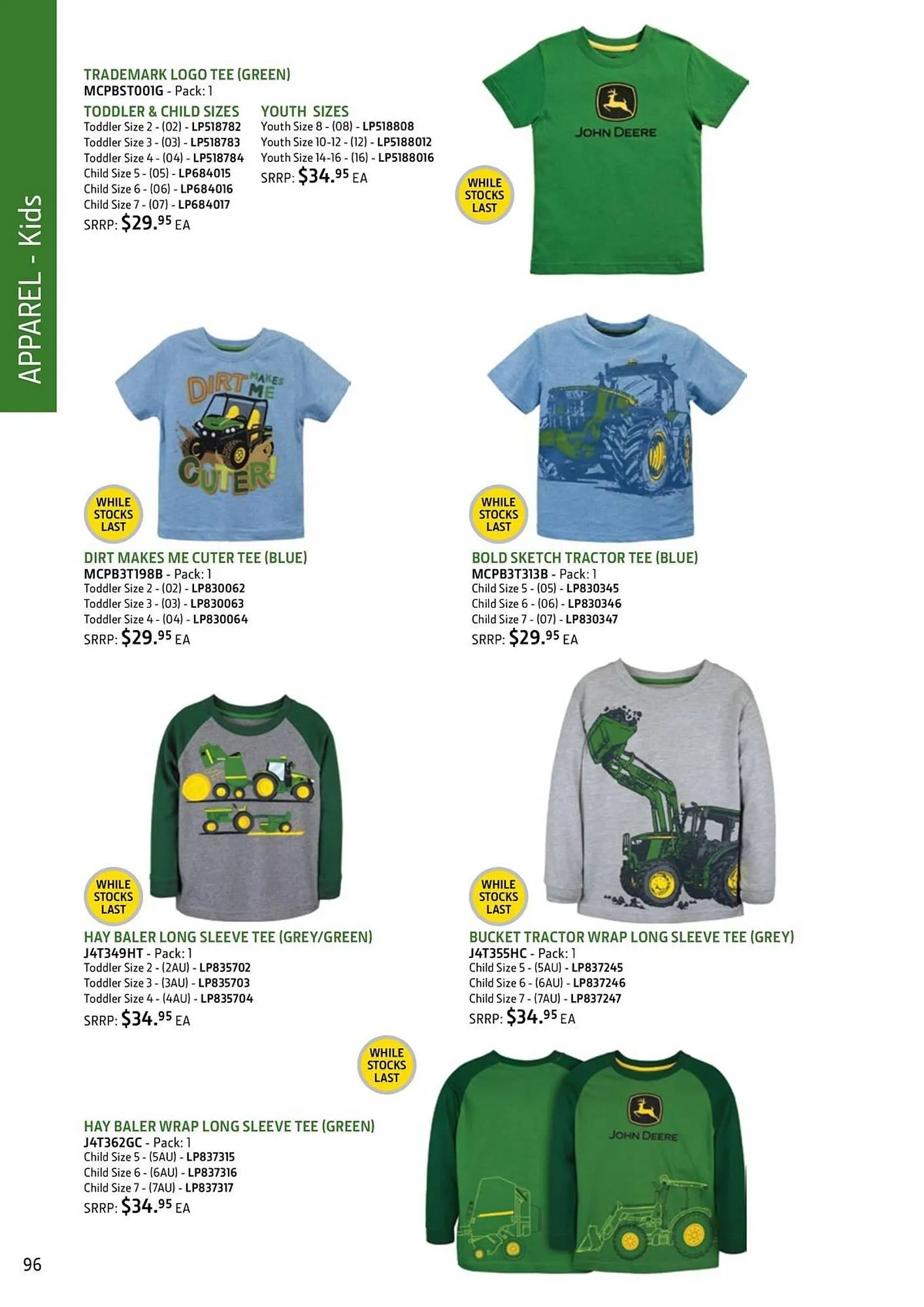 John Deere catalogue - Catalogue valid from 3 March to 31 December 2025 - page 96