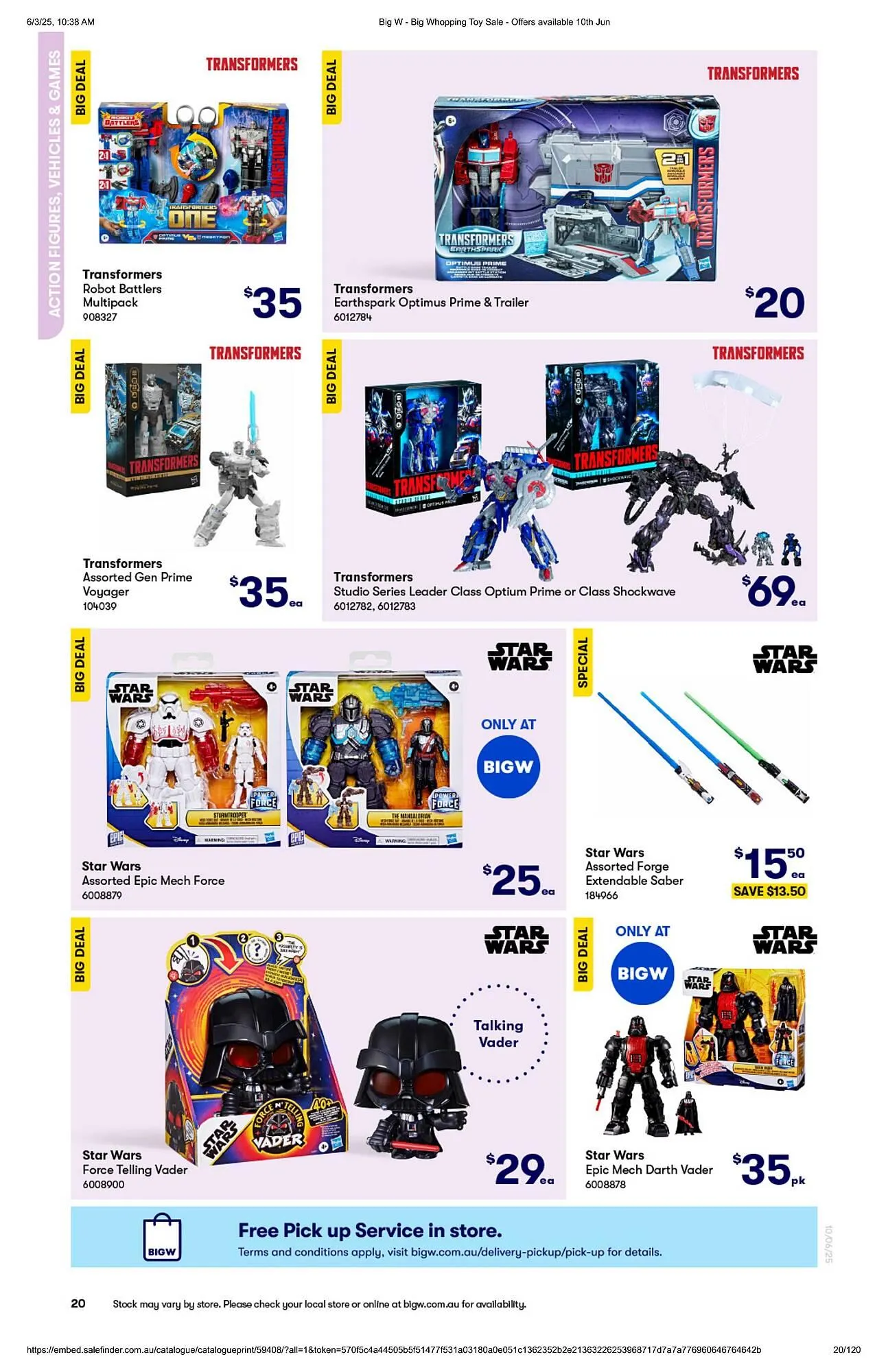 BIG W catalogue - Catalogue valid from 10 June to 9 July 2025 - page 20