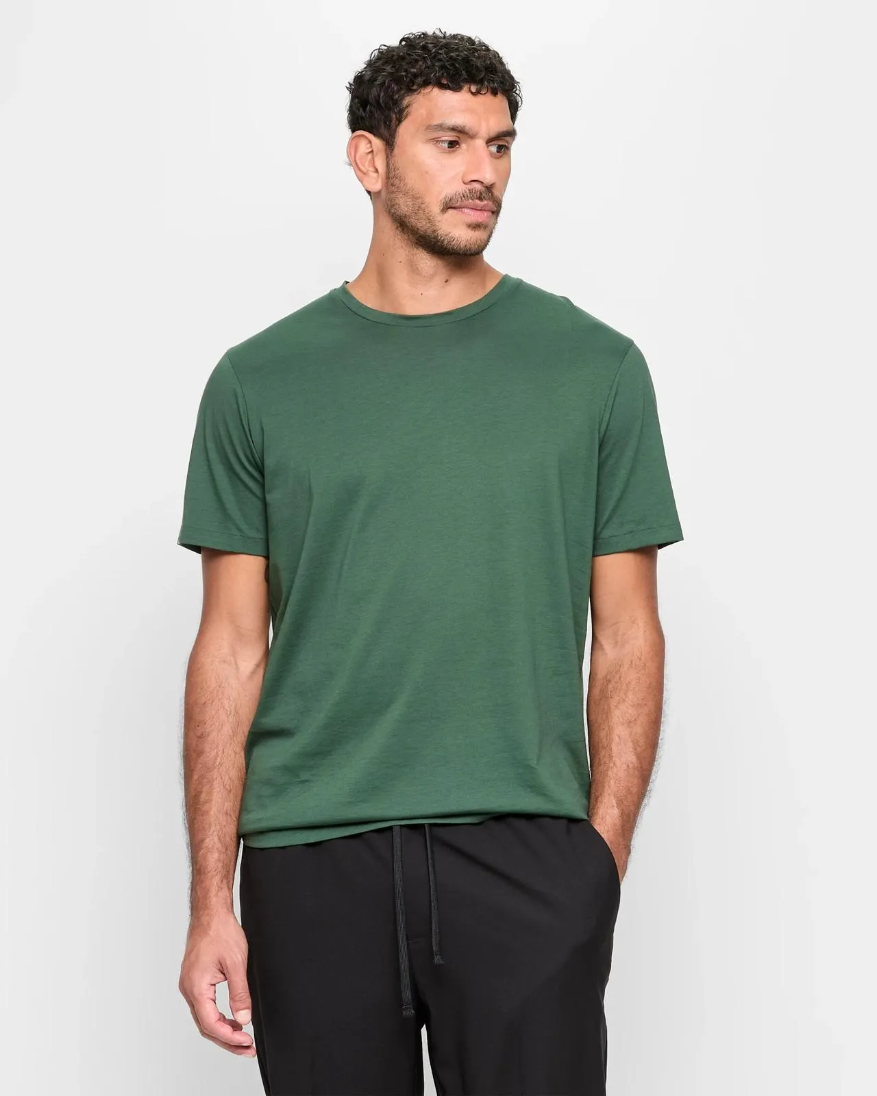 Supima Cotton T-Shirt - Preview - Jungle Green