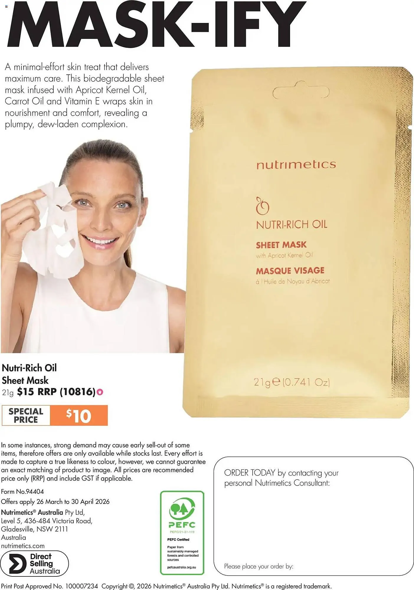 Nutrimetics catalogue - Catalogue valid from 25 March to 30 April 2026 - page 28
