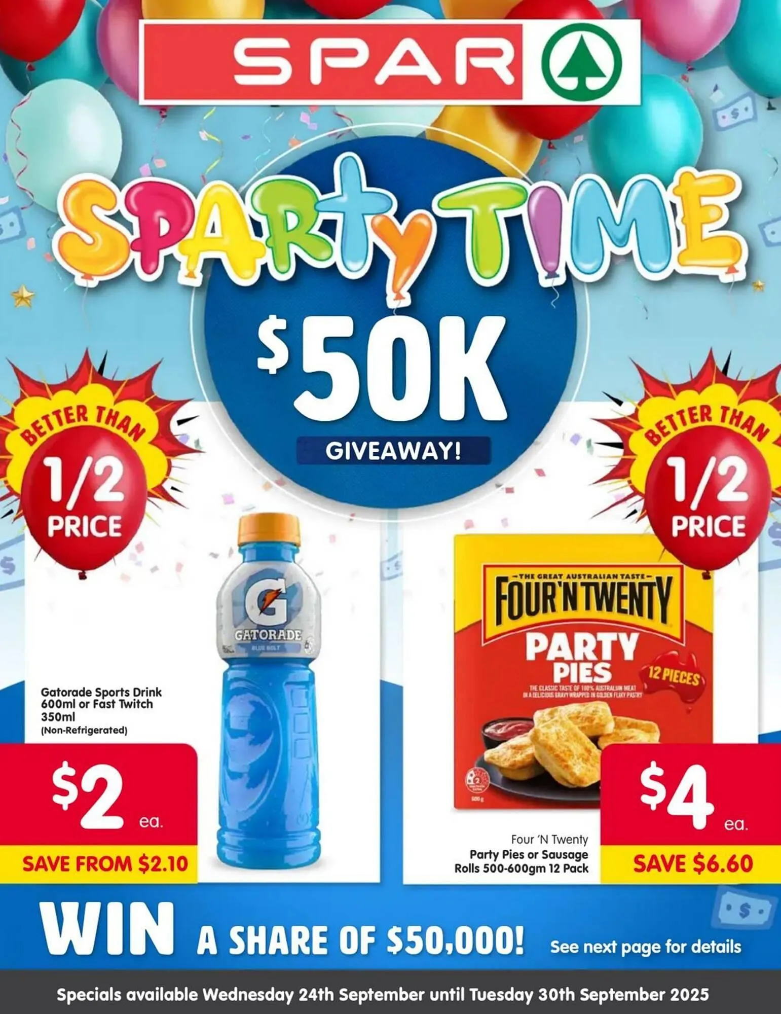Spar catalogue - Catalogue valid from 24 September to 30 September 2025 - page 1