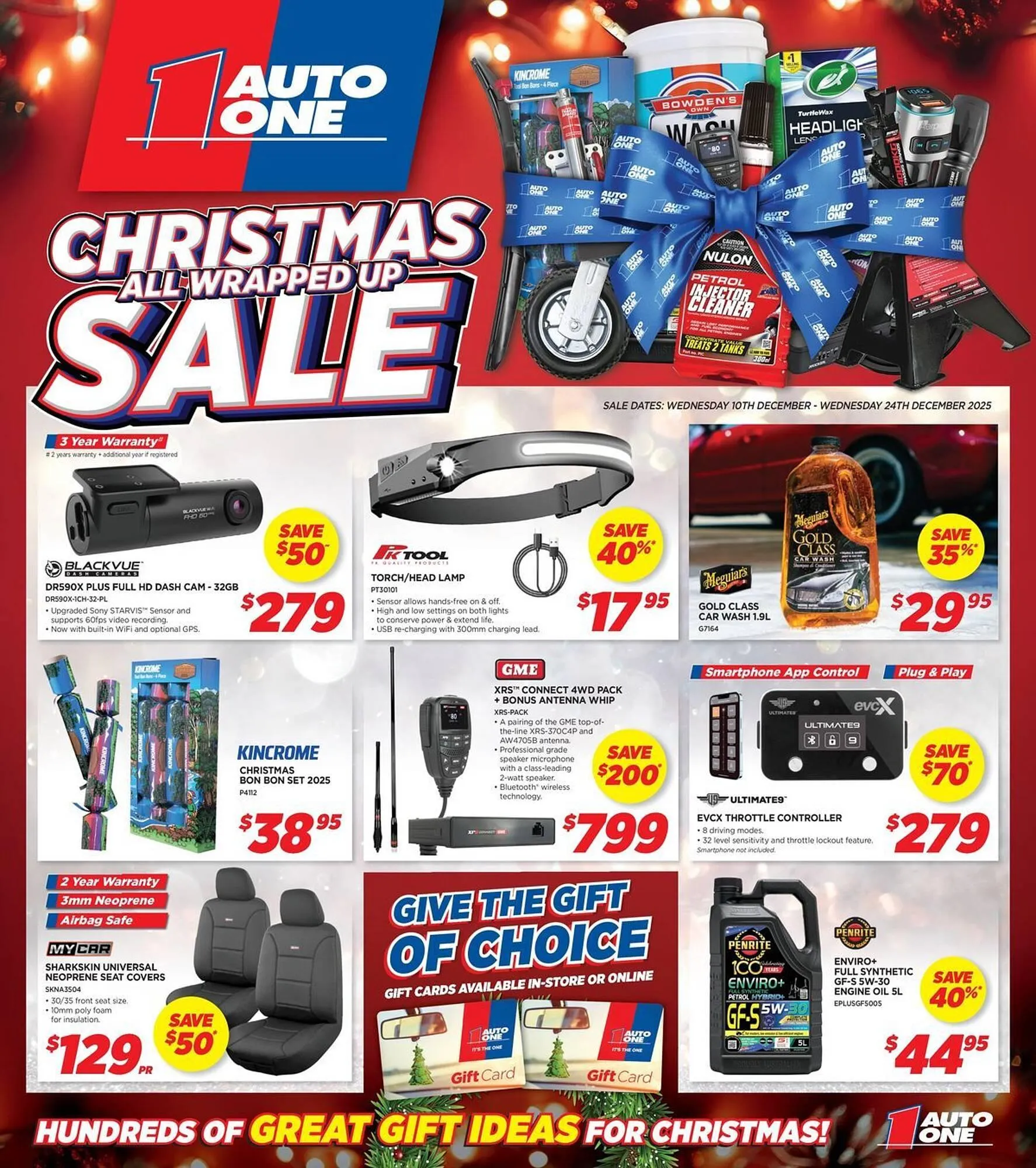 Auto One catalogue - Catalogue valid from 10 December to 24 December 2025 - page 1