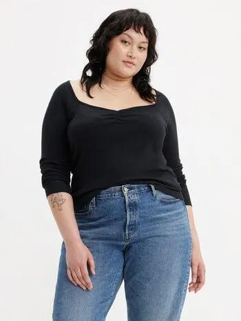 Levi's® Women's Heavenly Long-Sleeve Top (Plus Size)