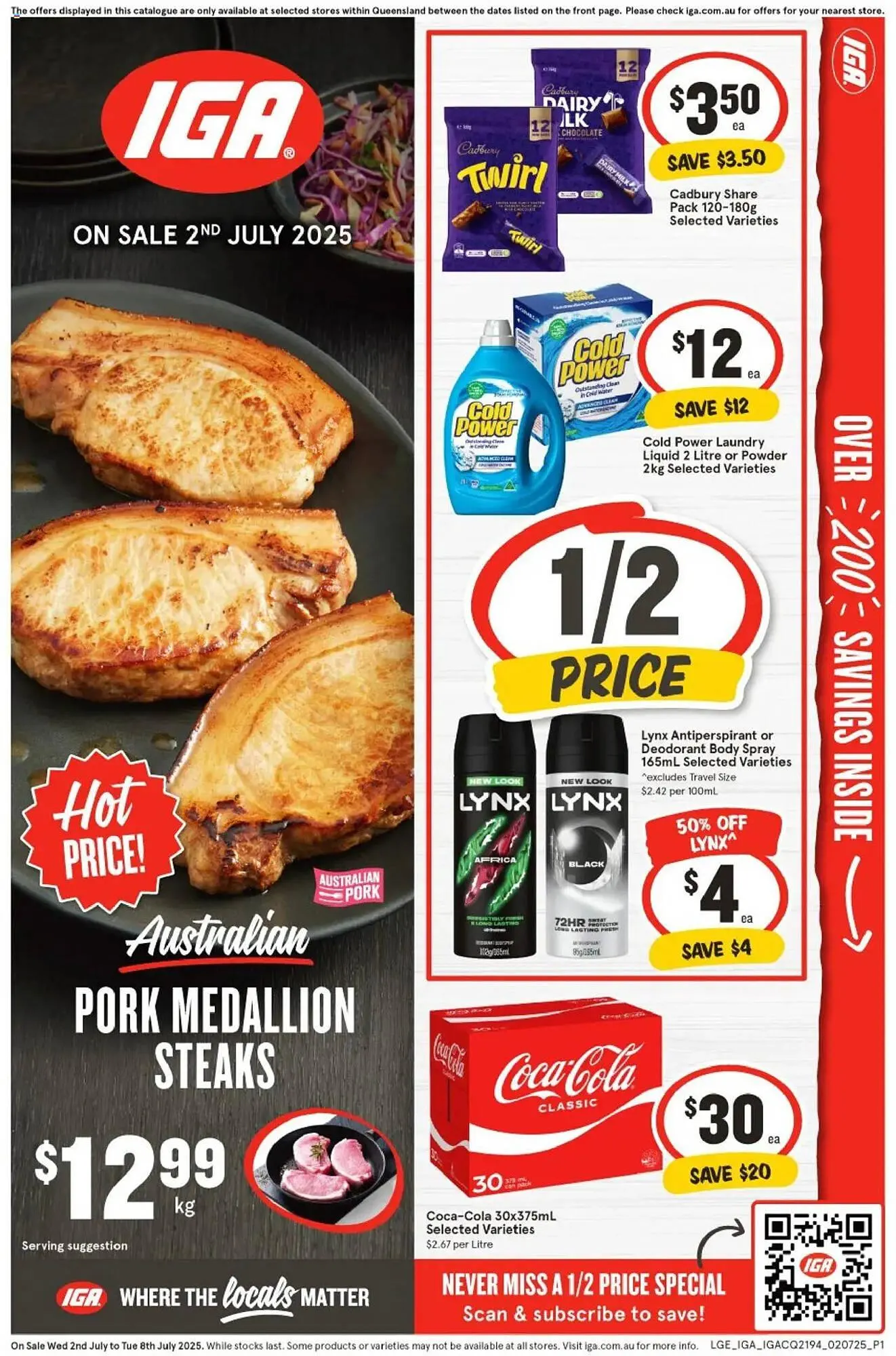 IGA catalogue - Catalogue valid from 2 July to 8 July 2025 - page 1