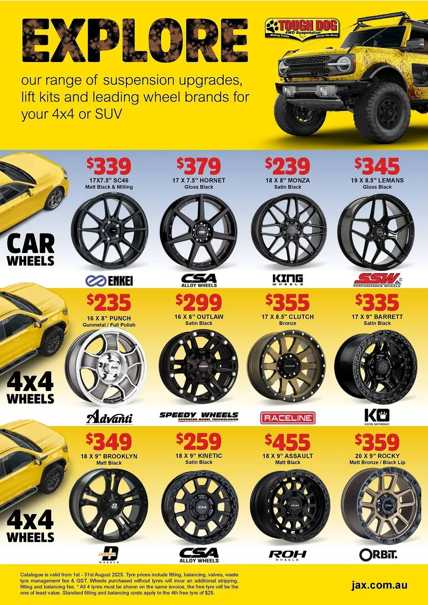 Jax Tyres catalogue - Catalogue valid from 1 August to 31 August 2025 - page 10