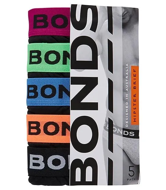 Bonds 5 Pack Hipster Briefs; Style: M8DMTX
