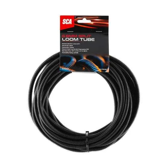 SCA Corrugated Split Tubing - 7mm x 10m