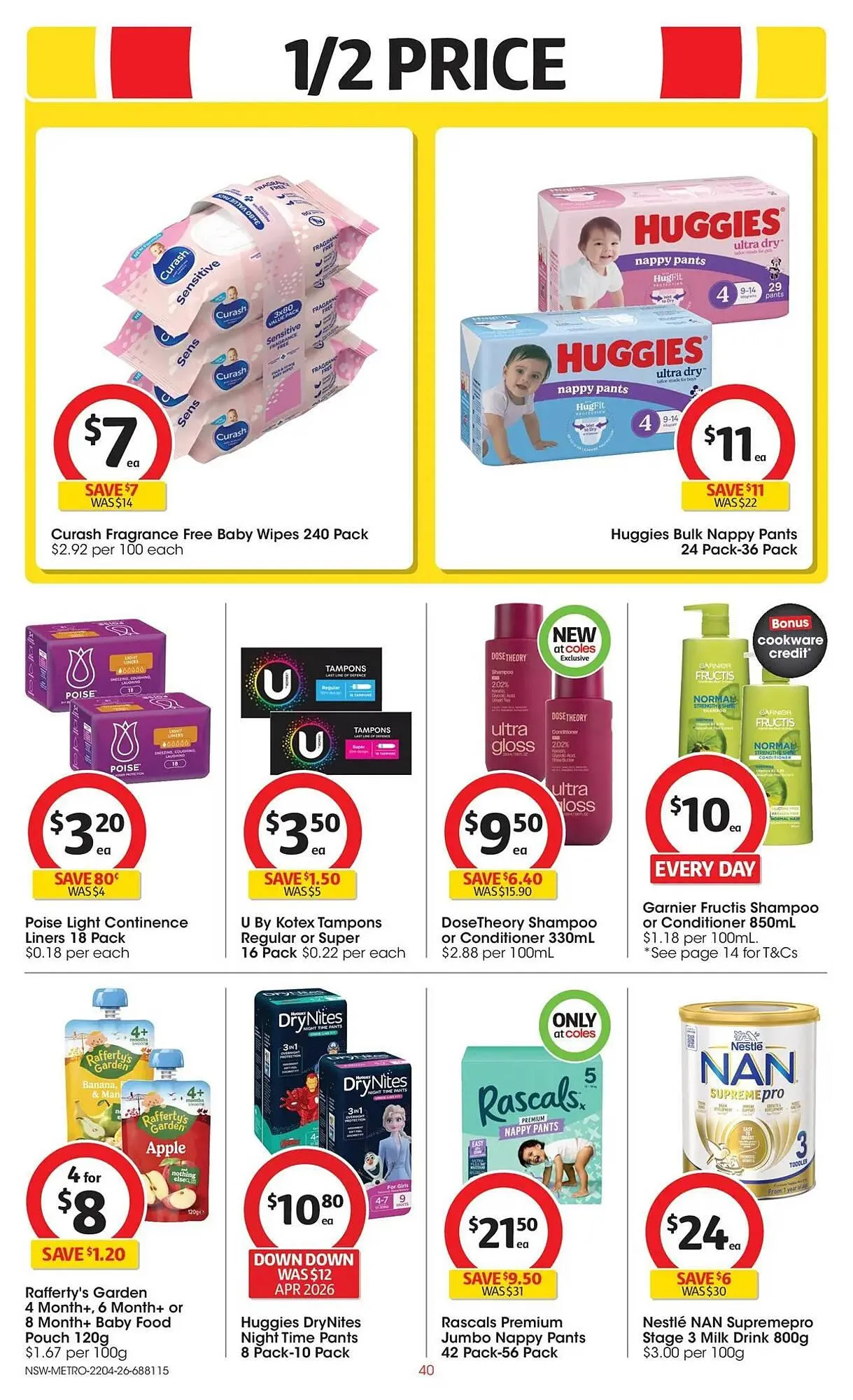 Coles catalogue - Catalogue valid from 22 April to 28 April 2026 - page 40