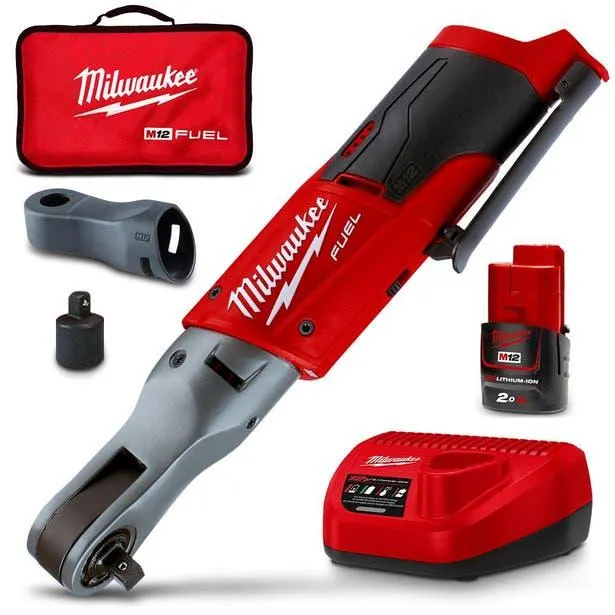 MILWAUKEE 12V FUEL 3/8" Impact Rachet 1x2.0Ah Combo Kit M12FIR38-201B