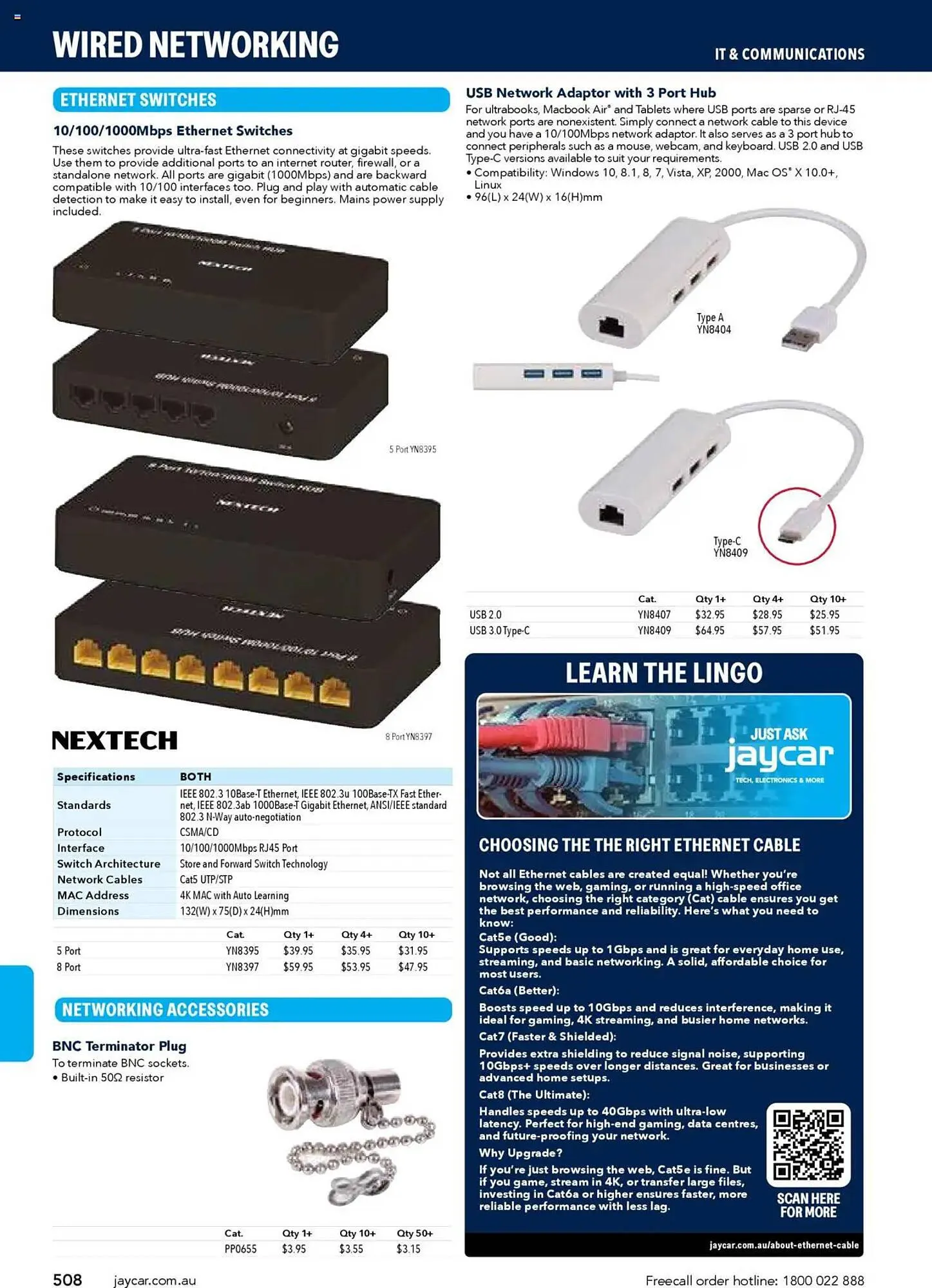 Jaycar Electronics catalogue - Catalogue valid from 8 July to 9 July 2026 - page 508