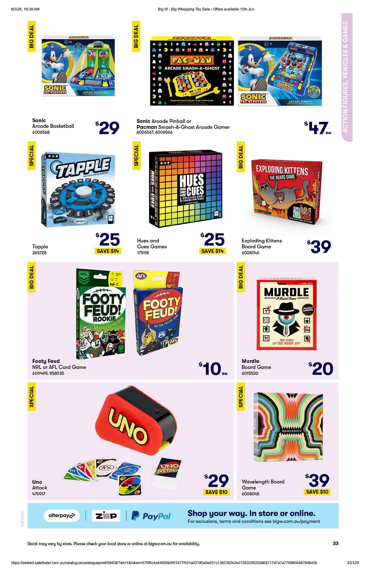 BIG W catalogue - Catalogue valid from 10 June to 9 July 2025 - page 33