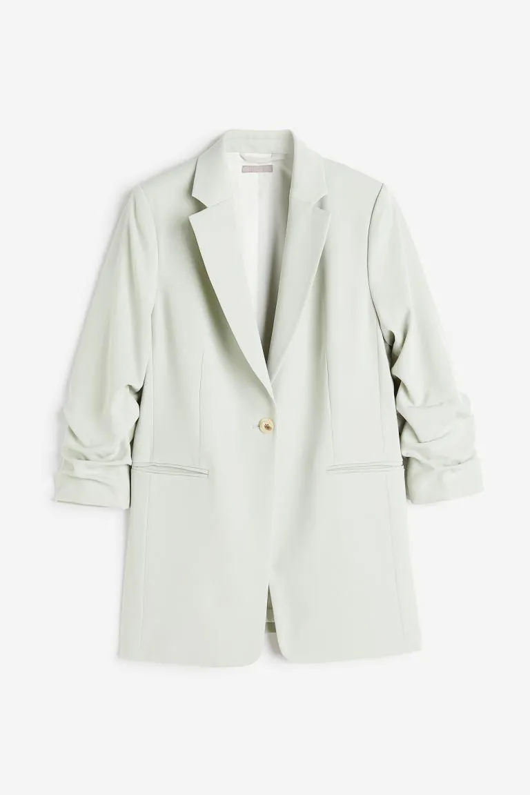 Gathered Sleeve Jacket