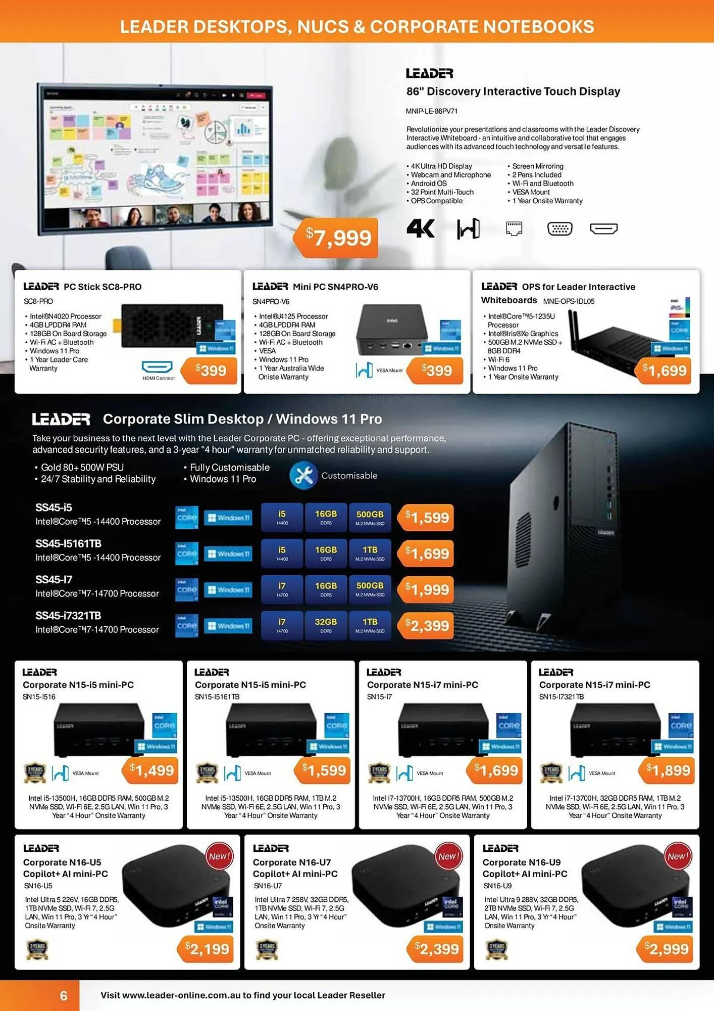 Leader Computers catalogue - Catalogue valid from 1 July to 31 October 2025 - page 6